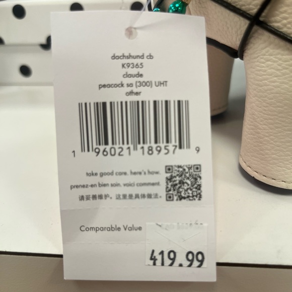 ♠️New Kate Spade Holiday Claude Dachshund Dog Crossbody Bag - Picture 8 of 8